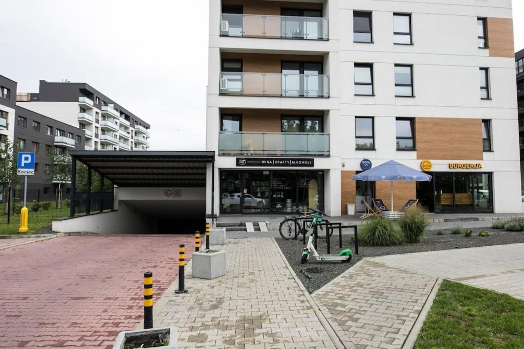 Nowoczesny Apartament Dabska Arena / Parking Krakau Exterior foto