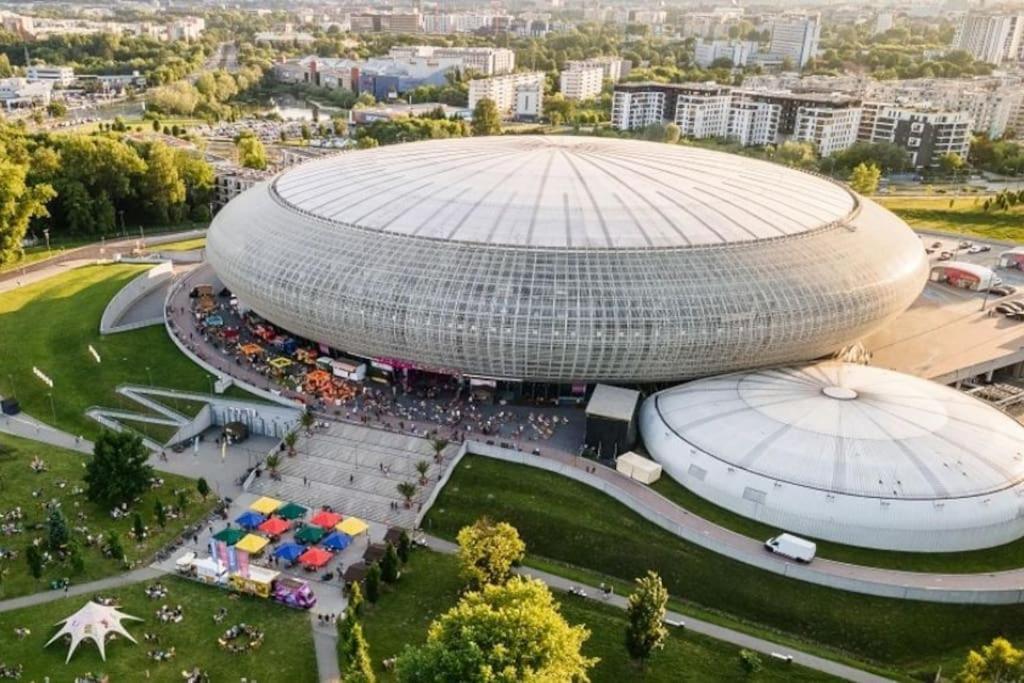 Nowoczesny Apartament Dabska Arena / Parking Krakau Exterior foto